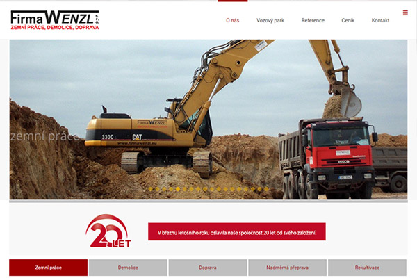 Nový web - Wenzl